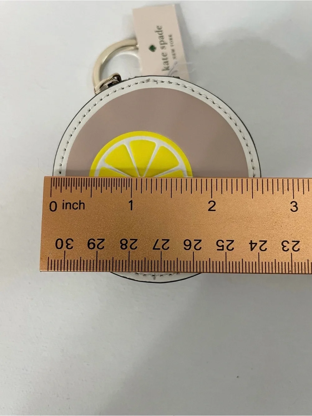 Kate spade Alice teacup coin purse keychain & dustbag NWT
